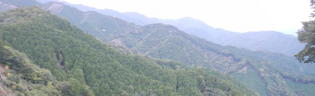 世附の山並み